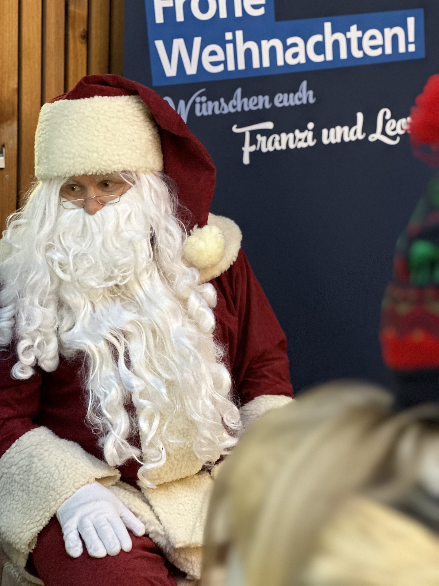 Nikolaus bei Nikolausfest auf FRANKLIN Mannheim
