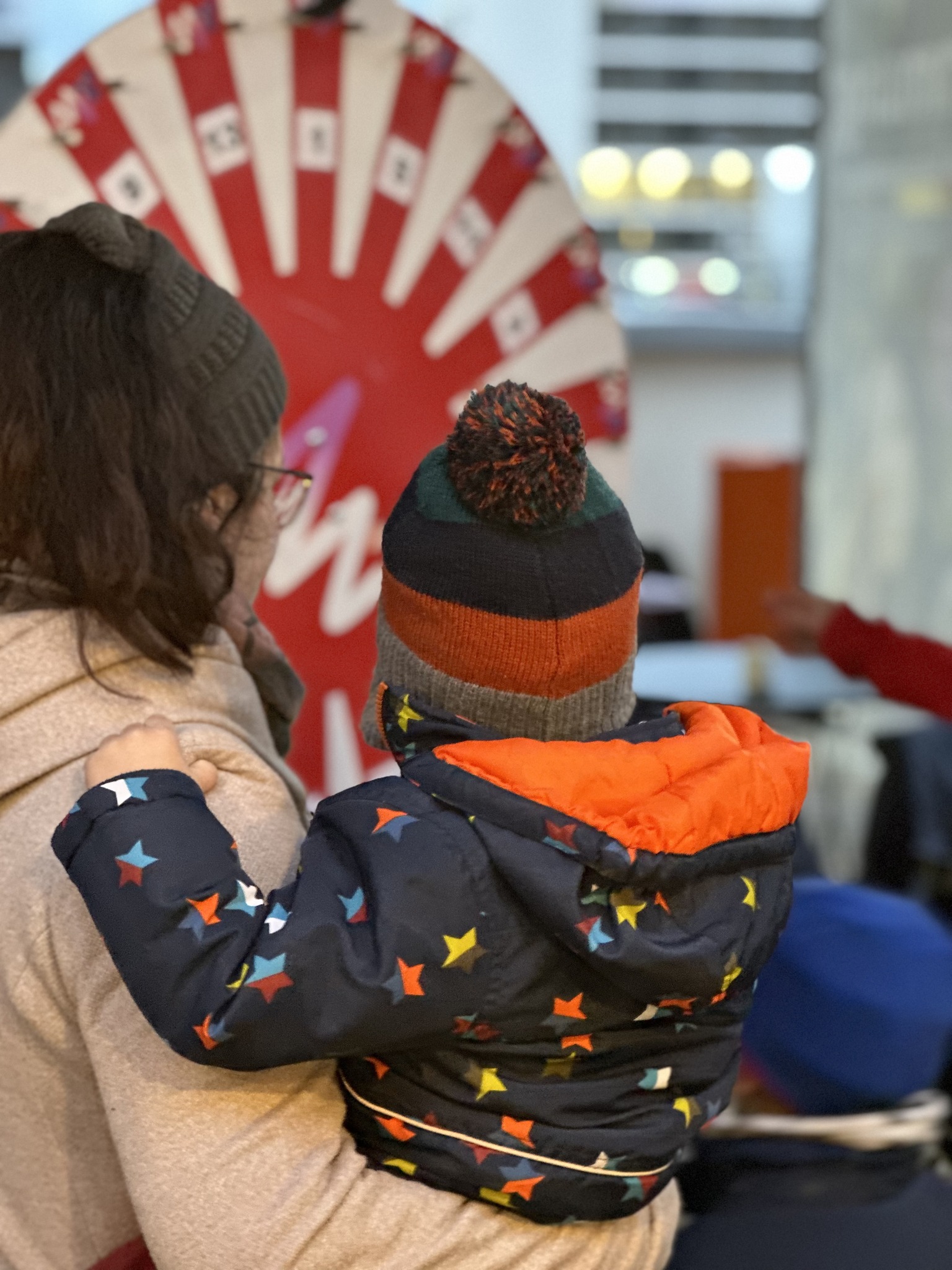 Glücksrad Nikolausfest auf FRANKLIN Mannheim