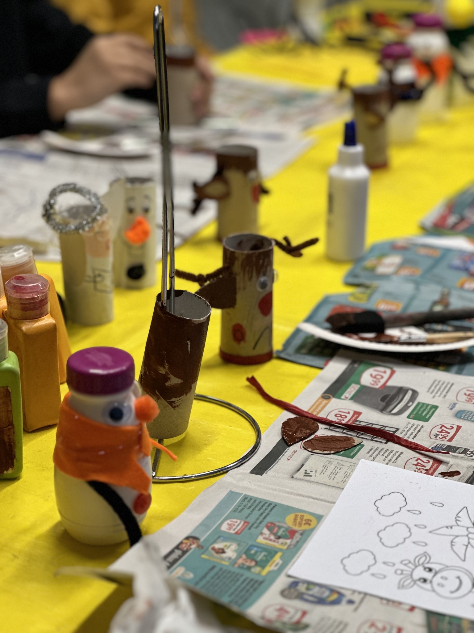 Bastelaktion Nikolausfest auf FRANKLIN Mannheim