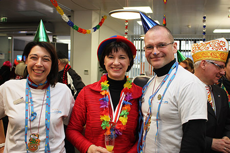 Faschingsdienstag in unserer Filiale Ludwigshafen-Mitte