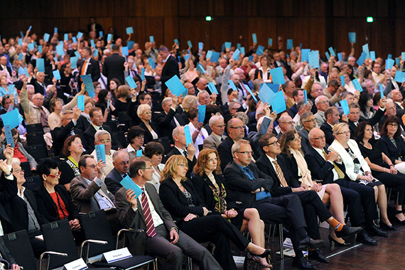 Vertreter bei Abstimmung