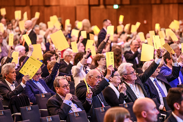Vertreterversammlung 2022, Abstimmung Vertreter